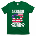 Akbash Dad Dog Lover American Us Flag T-Shirt product image 1