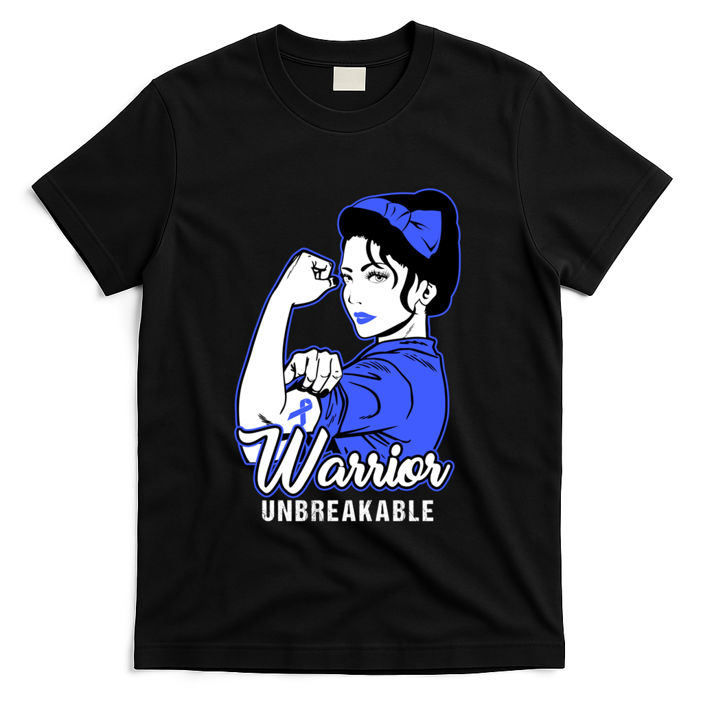 Colon Cancer Warrior Gift Colorectal Awareness T-Shirt product image 1