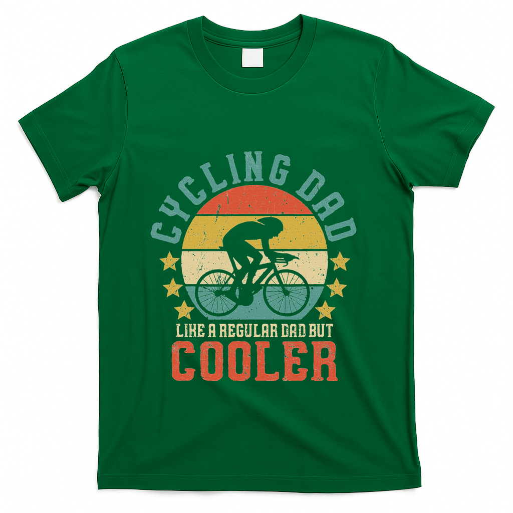 Cycling Dad Bike Rider & Cyclist FatherS Day T-Shirt product image 3