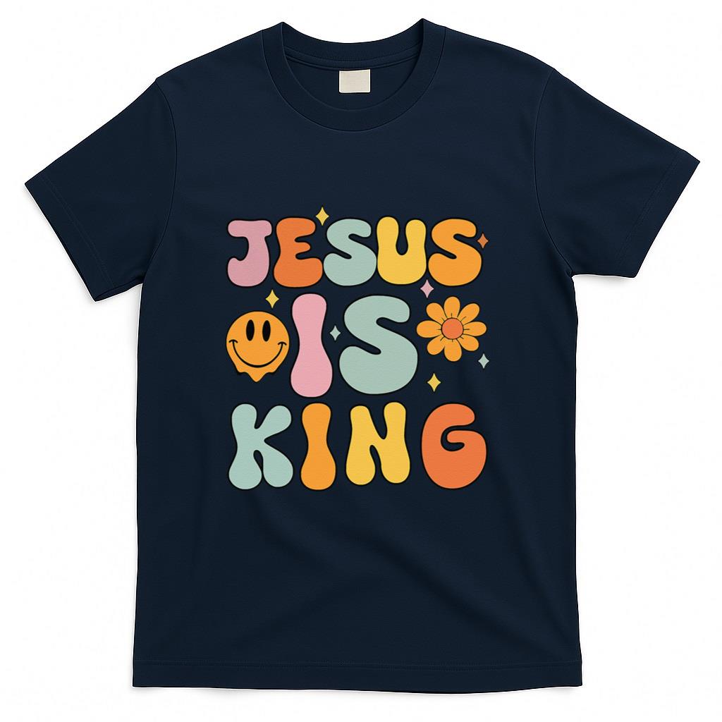 Jesus Is King Christian Religious T-Shirt product image 3