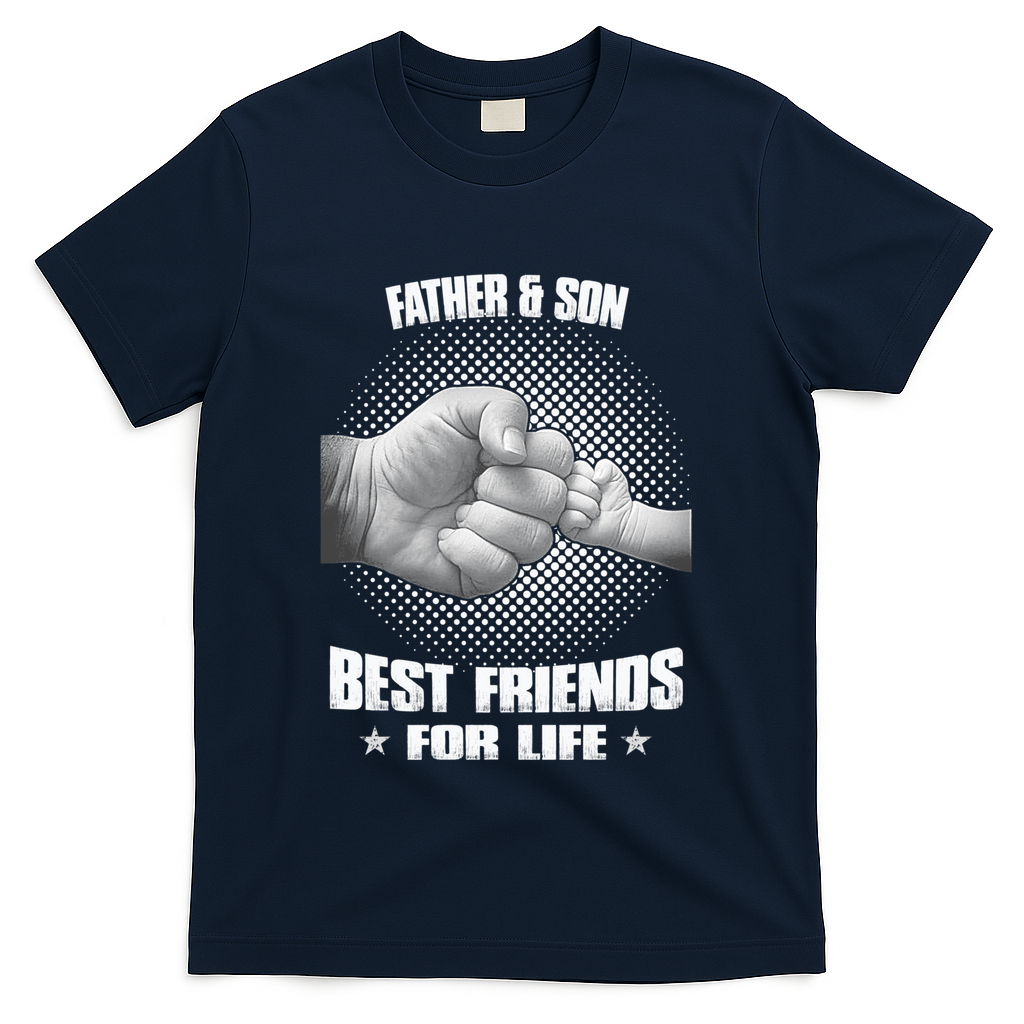 Father And Son Best Friends For Life Funny Happy Fathers product image 2