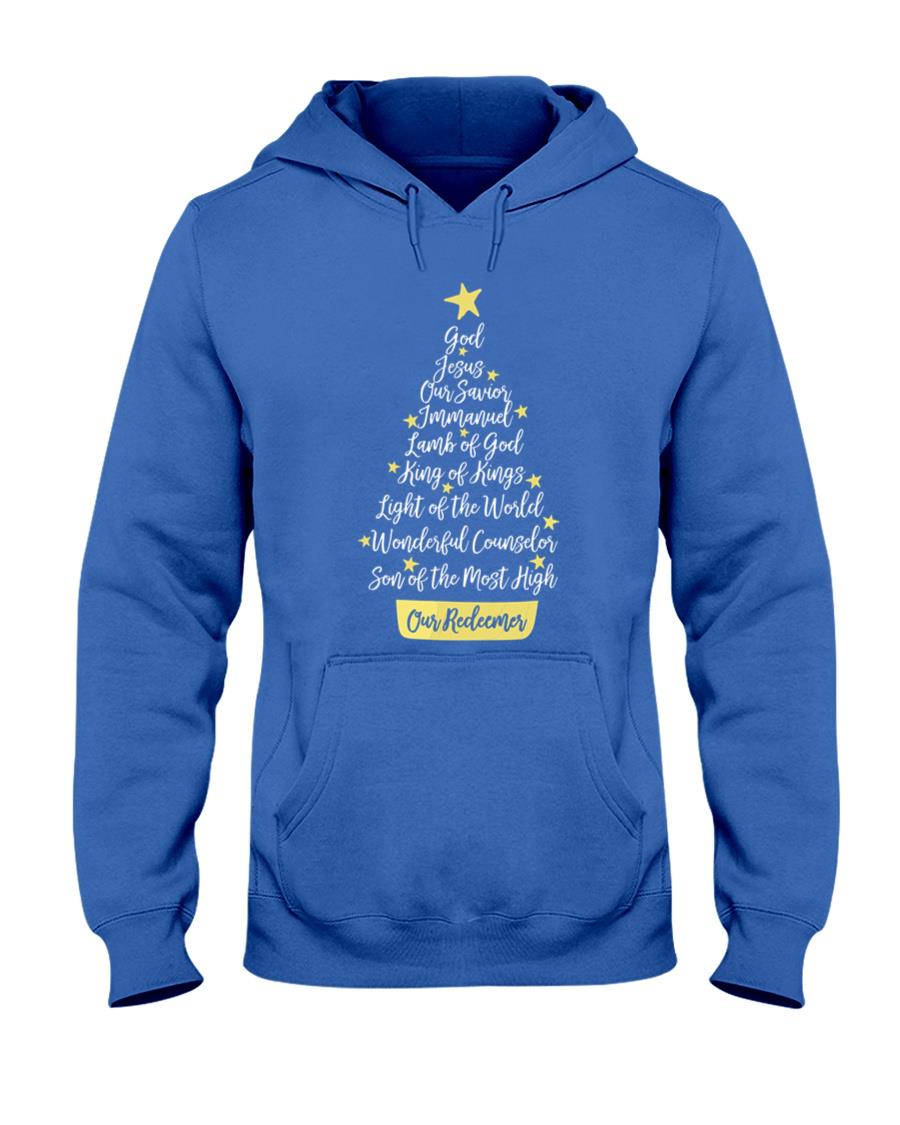 Names Of Jesus Christian Faith Christmas Tree T-Shirt product image 5