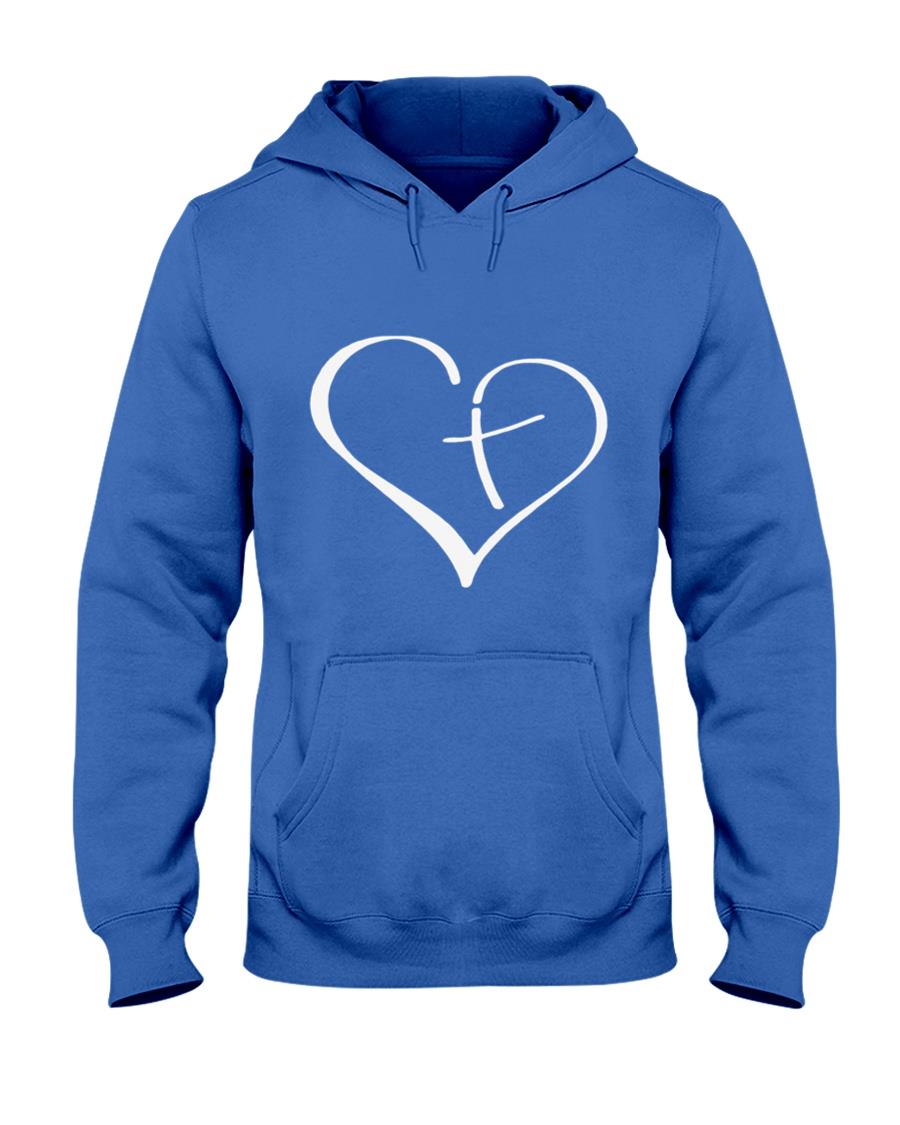 Christian Heart Jesus Cross Religious Gifts T-Shirt product image 5