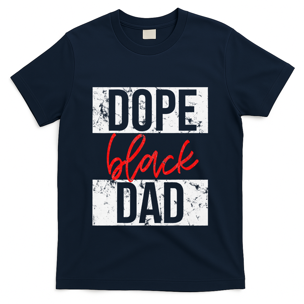 Dope Black Dad T-Shirt product image 3