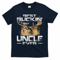 Best Buckin' Uncle Ever Deer Hunting Bucking Father T-Shirt product image 1