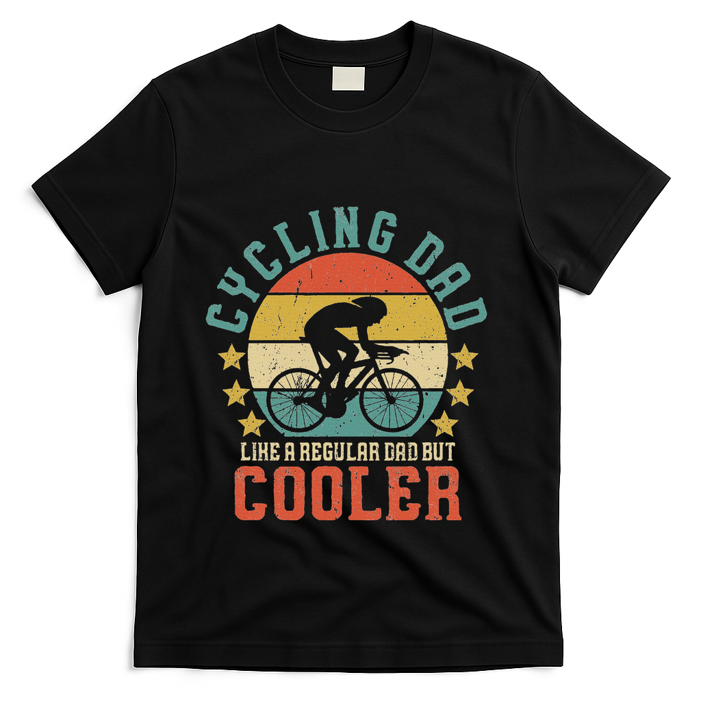 Cycling Dad Bike Rider & Cyclist FatherS Day T-Shirt product image 2