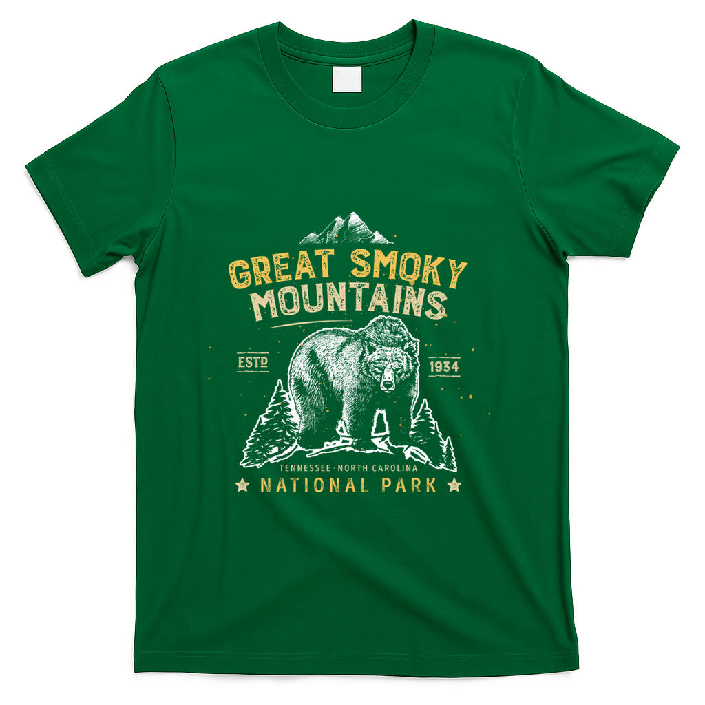 Great Smoky Mountains National Park Bear Vintage Gift product image 3