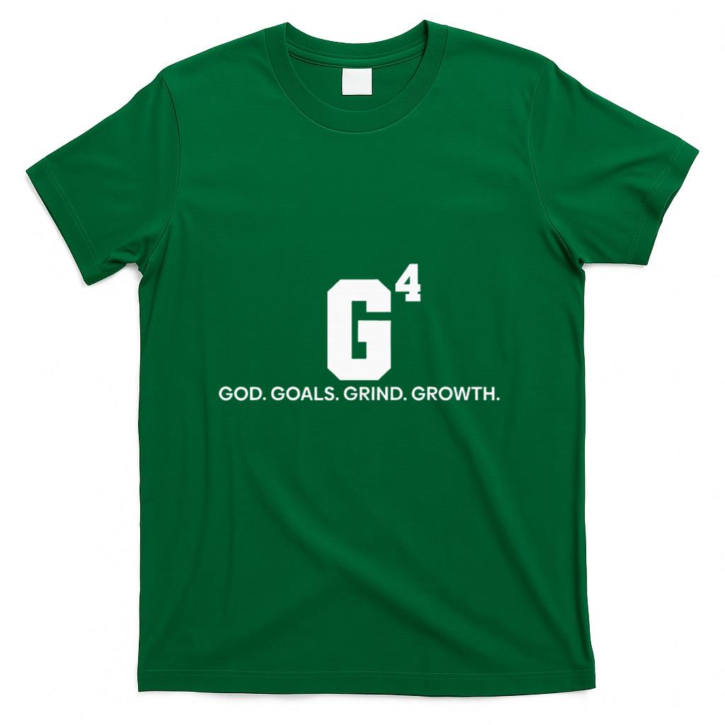 G4 God Goals Grind Growth Funny Christian T-Shirt_1 product image 2