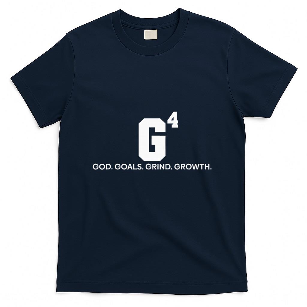 G4 God Goals Grind Growth Funny Christian T-Shirt_1 product image 3