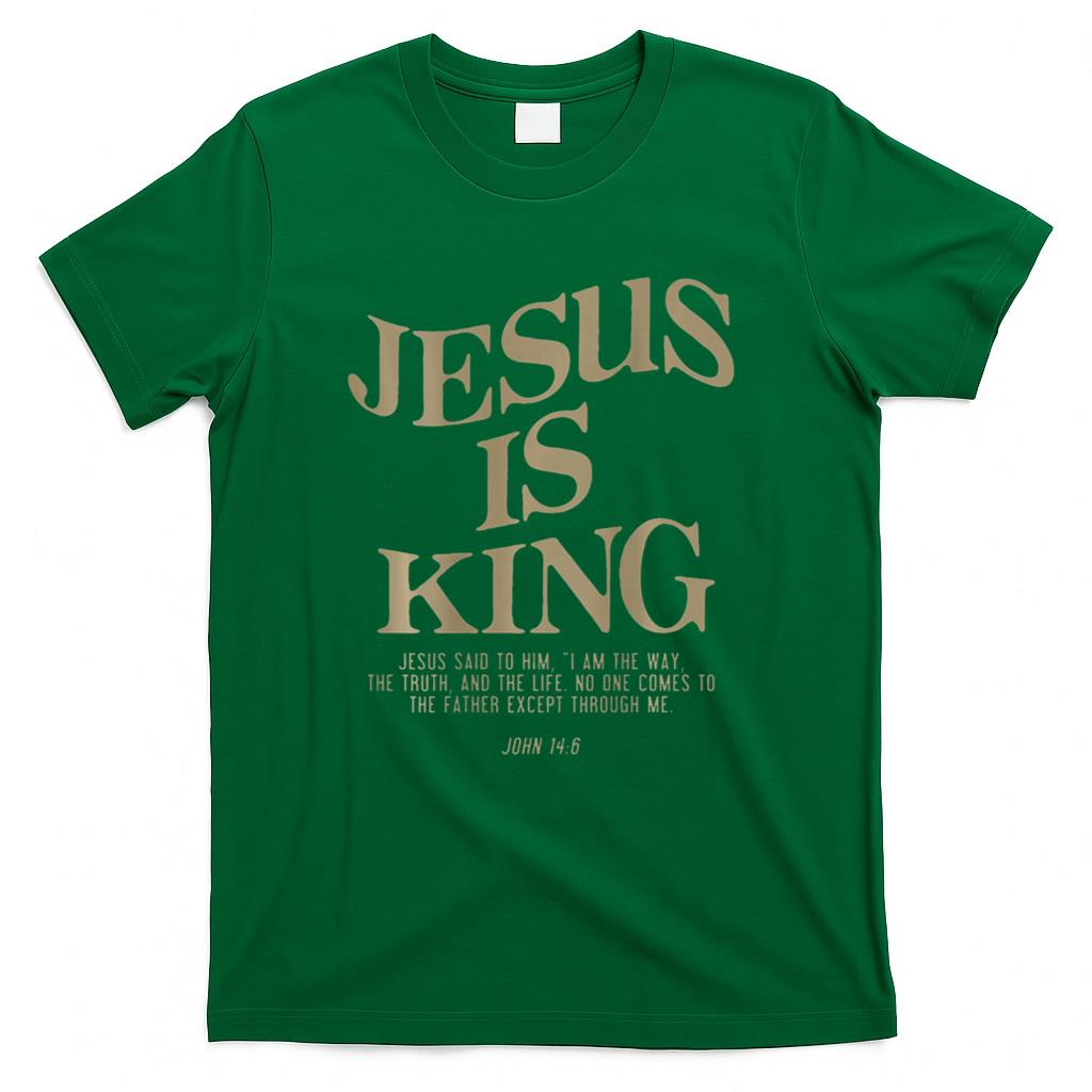 Jesus Is King John 14 6 Christian Religious T-Shirt product image 2