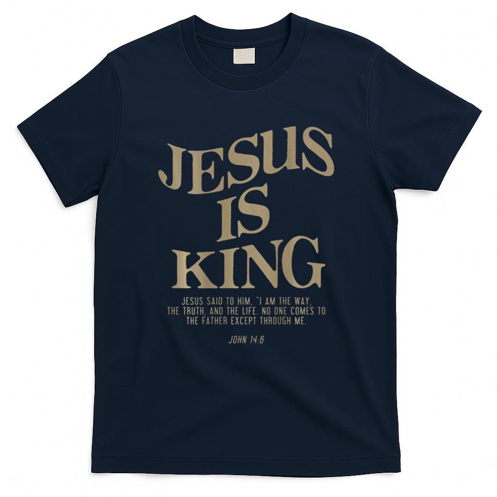 Jesus Is King John 14 6 Christian Religious T-Shirt product image 3