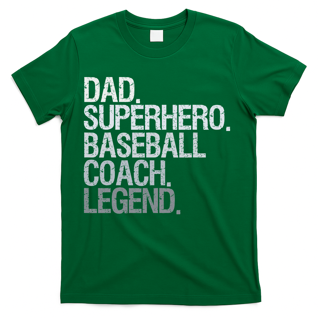 Baseball Coach Dad T-Shirt product image 3