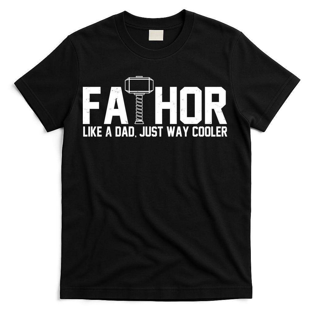 Fathor Like A Dad Just Way Cooler Father's Day T-Shirt product image 3