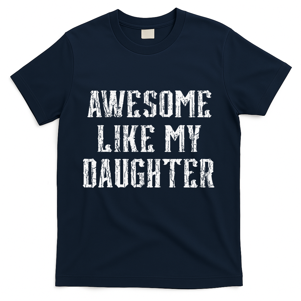 Awesome Like My Daughter FatherS Day Vintage Retro Dad product image 1