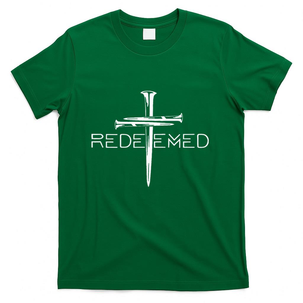 Redeemed Cross Nails Christian Apparel T-Shirt product image 2