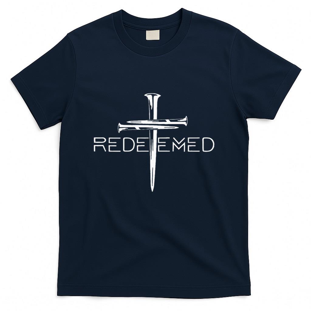 Redeemed Cross Nails Christian Apparel T-Shirt product image 3