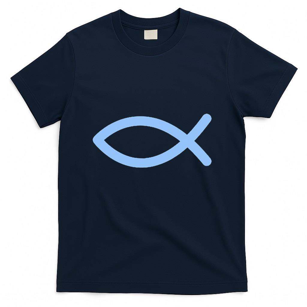 Ichthys Ichthus Christian Symbol Jesus Fish T-Shirt product image 3