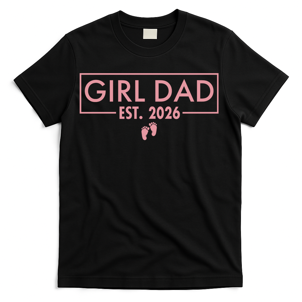 Girl Dad Est. 2026 T-Shirt product image 3