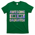 Awesome Like My Daughter Matching Fathers Day Family Tie product image 1