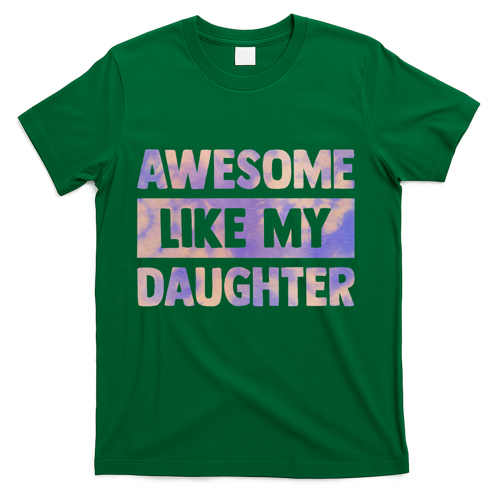 Awesome Like My Daughter Matching Fathers Day Family Tie product image 1