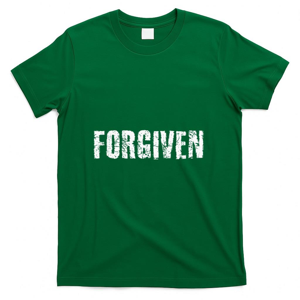 Forgiven Christian Inspirational Design T-Shirt product image 2
