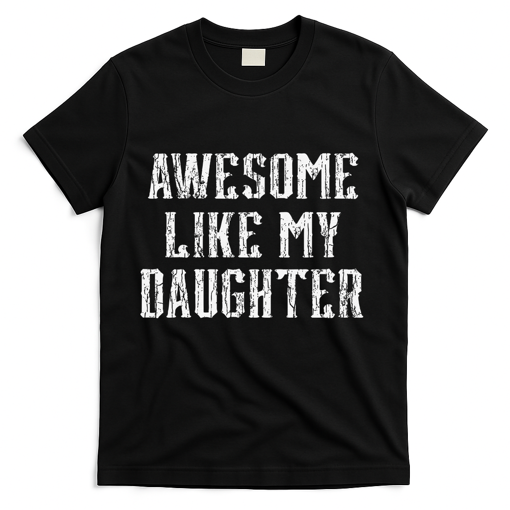 Awesome Like My Daughter FatherS Day Vintage Retro Dad product image 2