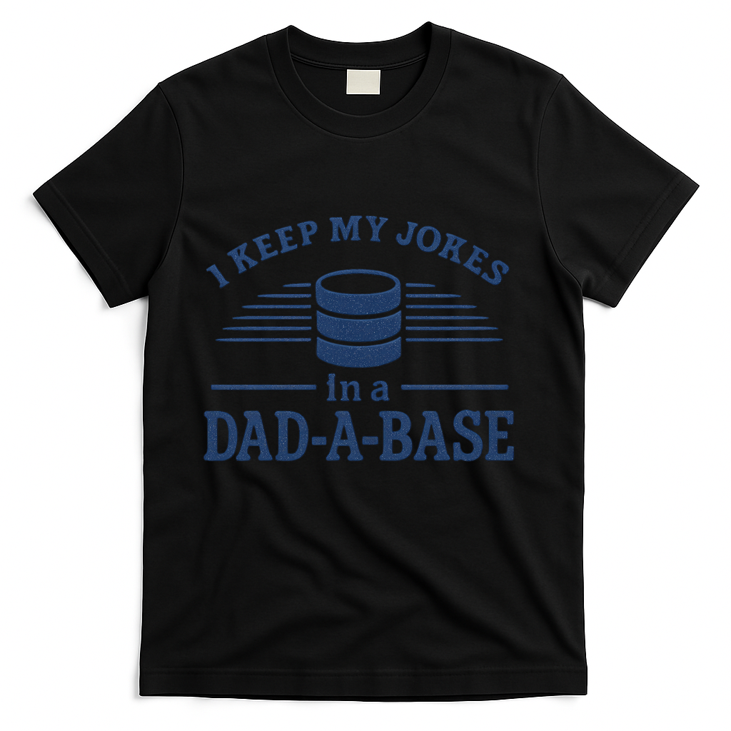 Dad-A-Base Funny Joke Storage T-Shirt product image 1