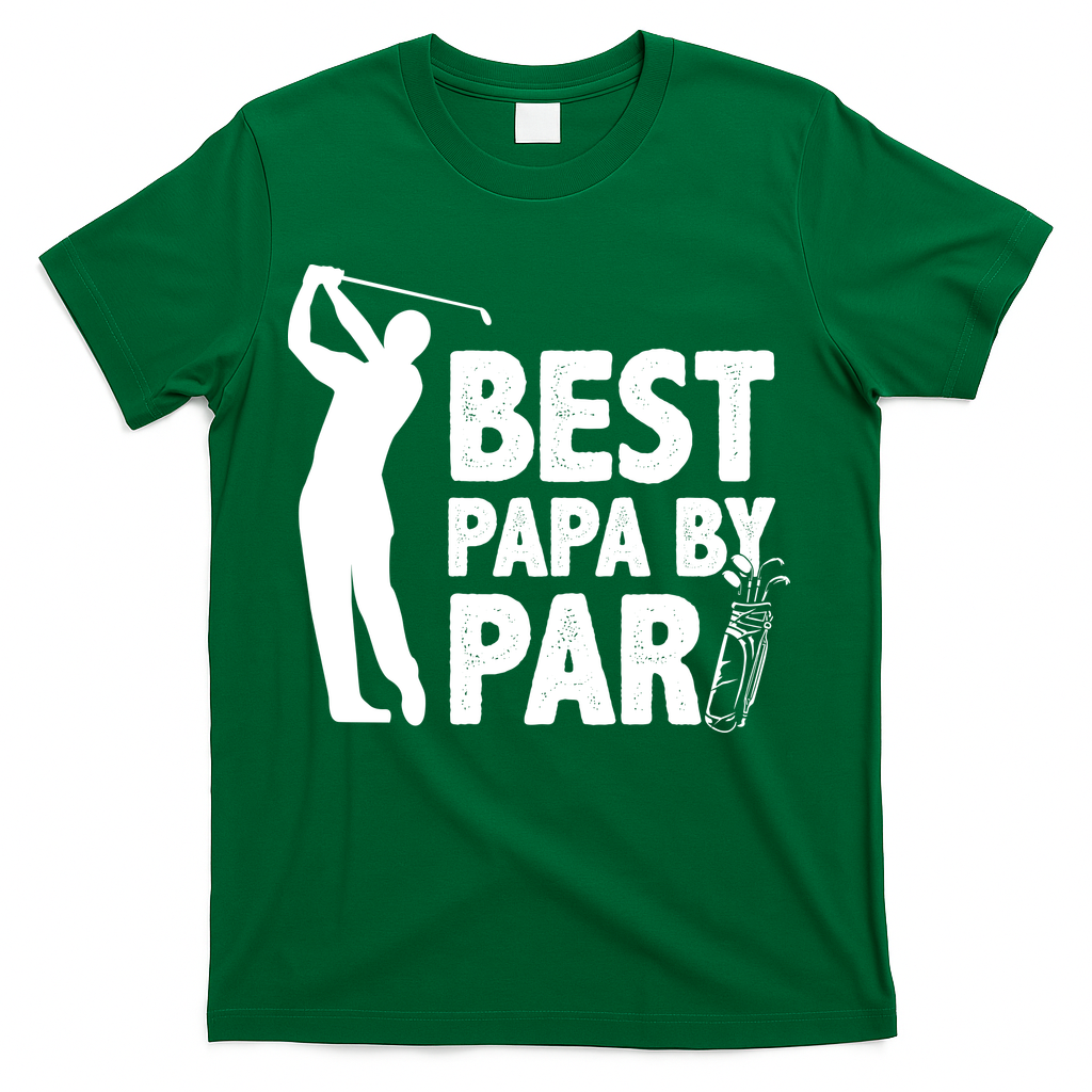 Best Papa By Par Fathers Day Golf T-Shirt product image 1