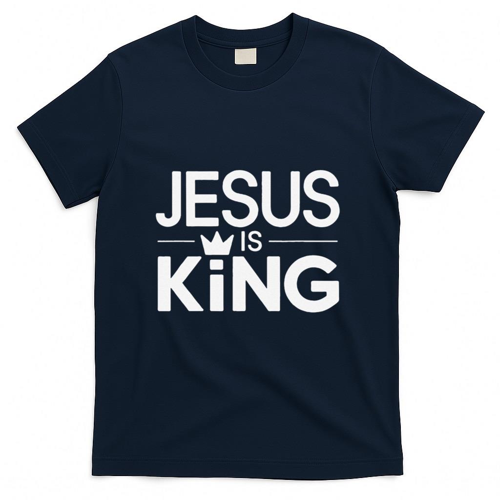 Christian Jesus Is King Design Crown T-Shirt_1 product image 3