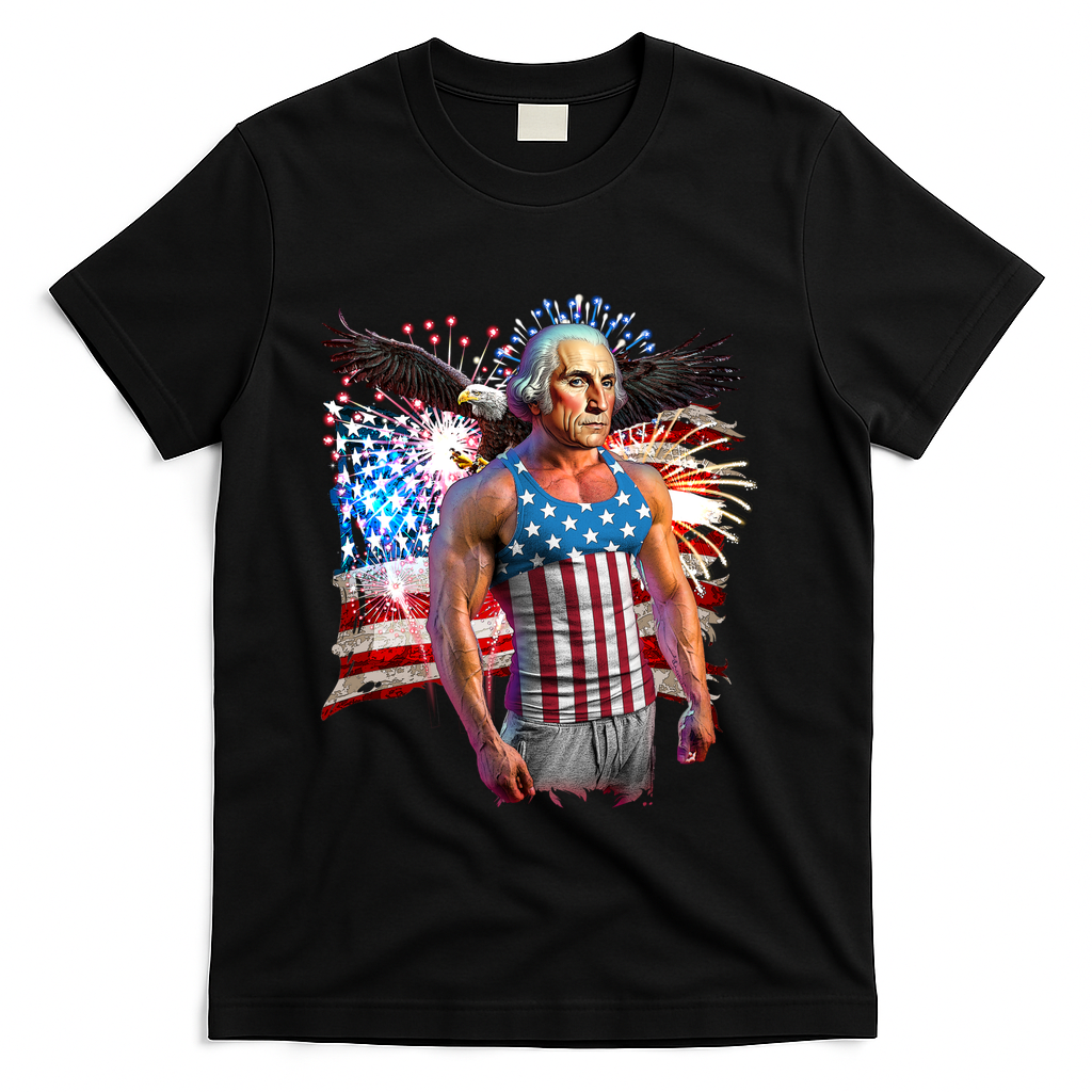 Funny Patriotic Fourth Of July Buff George Washington product image 1