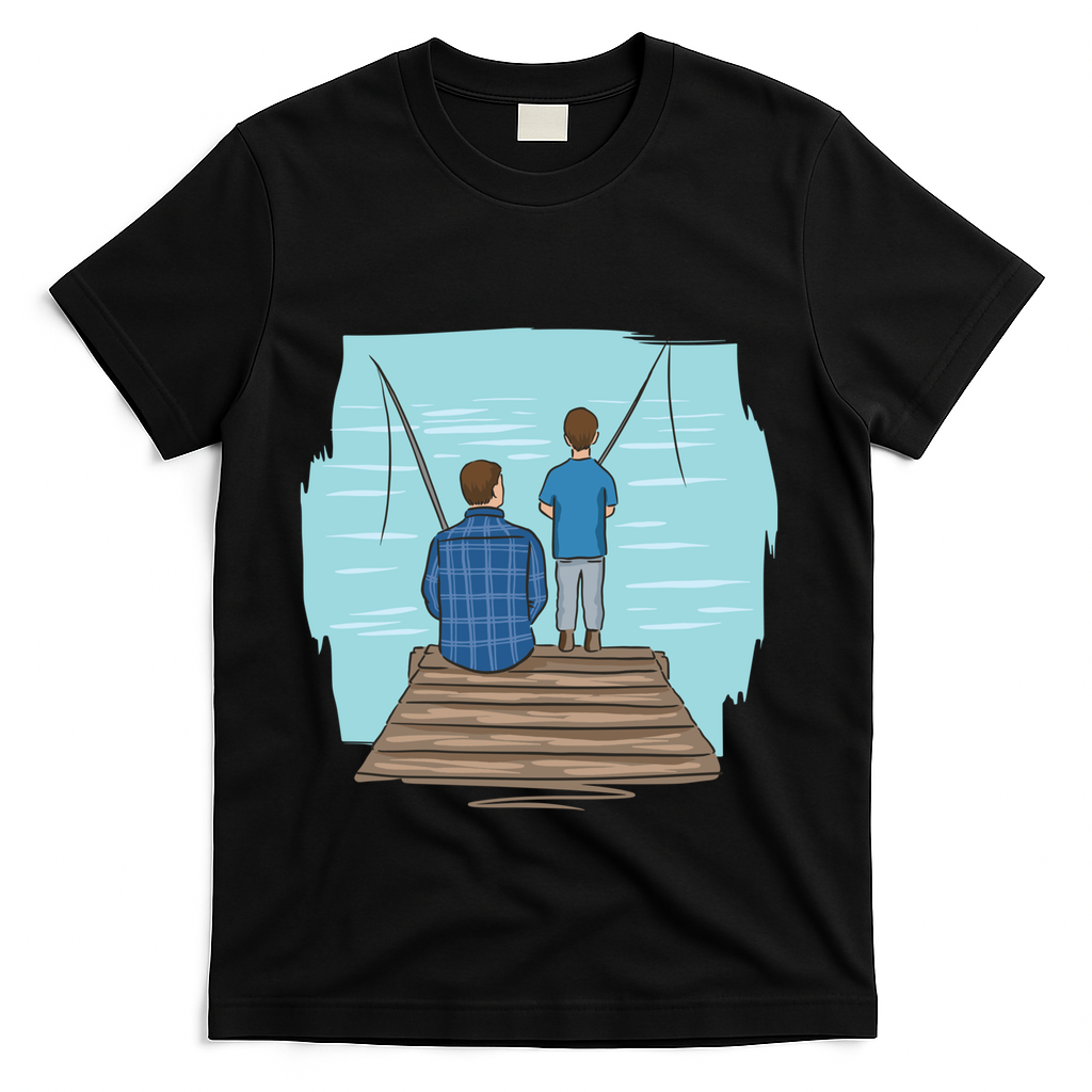 Father And Son Fishing Partners For Life Gift T-Shirt product image 2