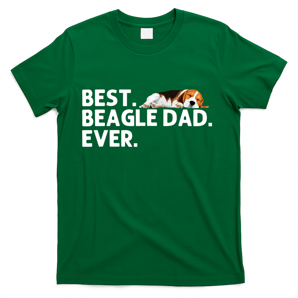Best Beagle Dad Art For Father Dog Lover T-Shirt product image 1