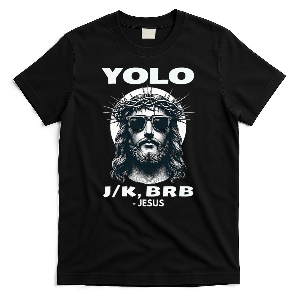 Funny Easter Gifts Christian Resurrection Yolo Jk Brb Jesus product image 1