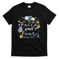 Faith Over Fear Flower Butterfly Christian Bible Verse product image 1