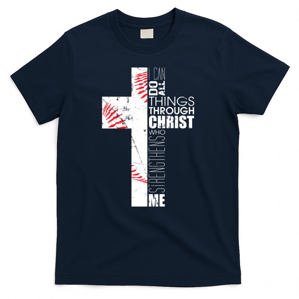 Philippians 413 Baseball Christian Cross Religious Verse product image 3
