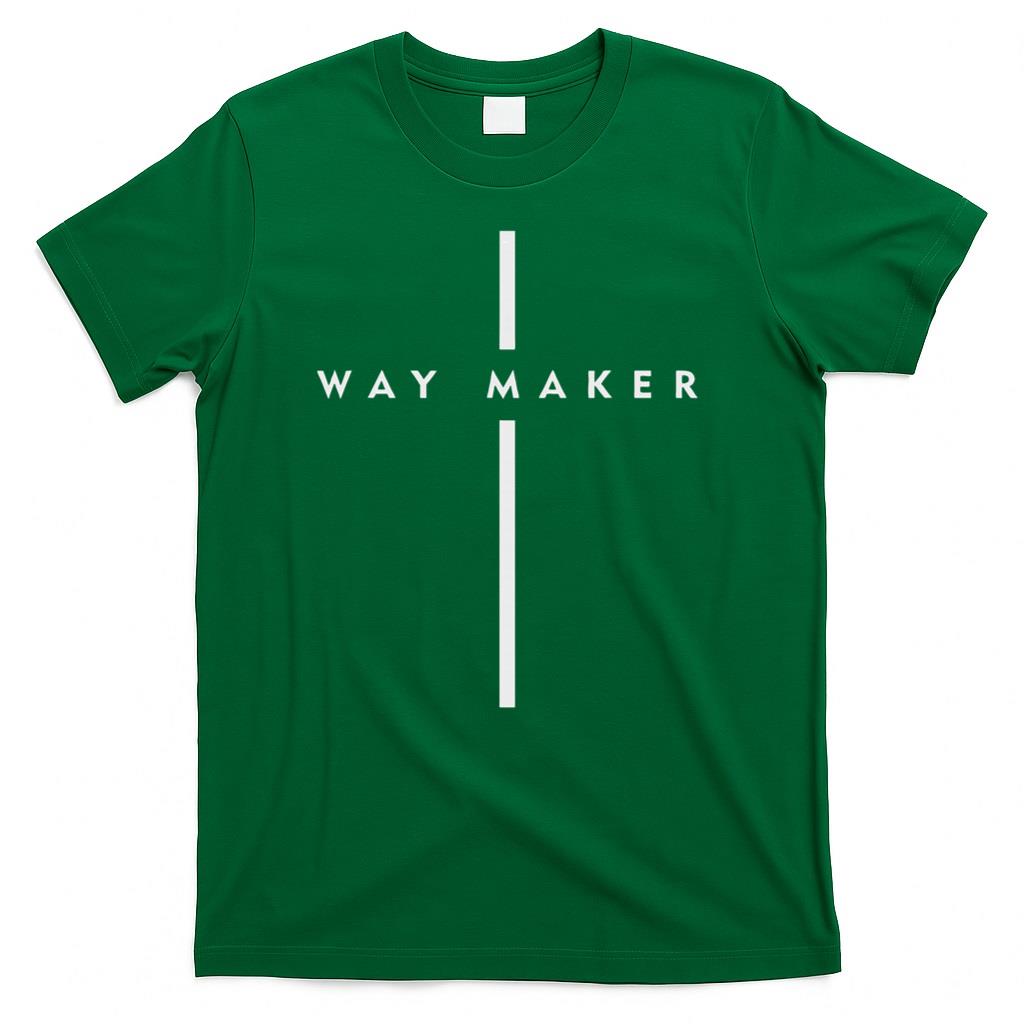 Waymaker Christian Women Cross Shape Faith T-Shirt product image 2