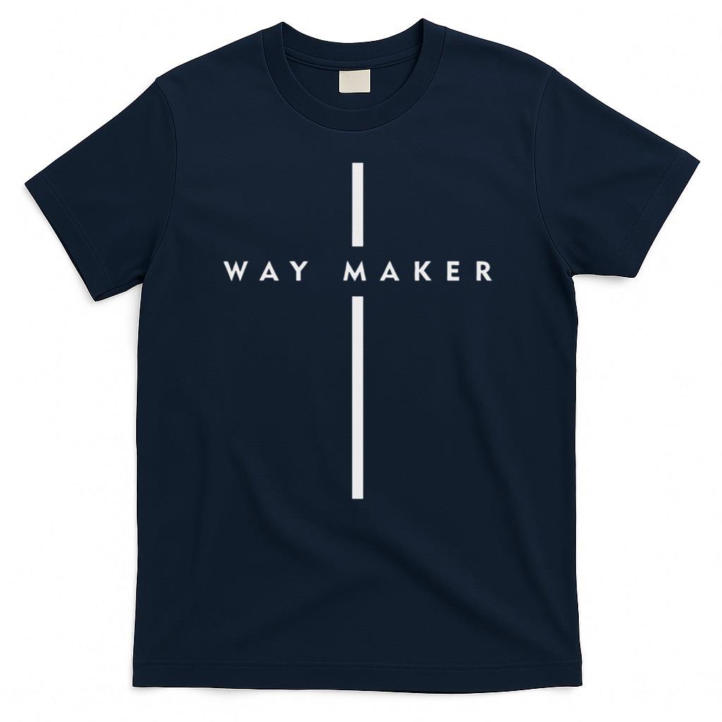 Waymaker Christian Women Cross Shape Faith T-Shirt product image 3