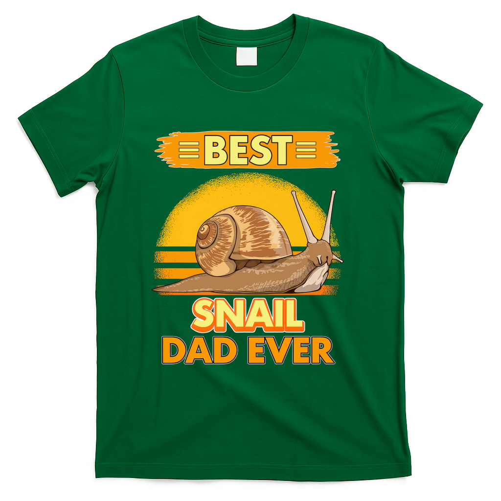 Best Snail Dad Ever Father's Day Slug Snails T-Shirt product image 2