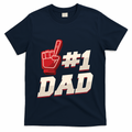 Athletic # 1 Dad Number 1 Father FatherS Day Gift T-Shirt product image 1