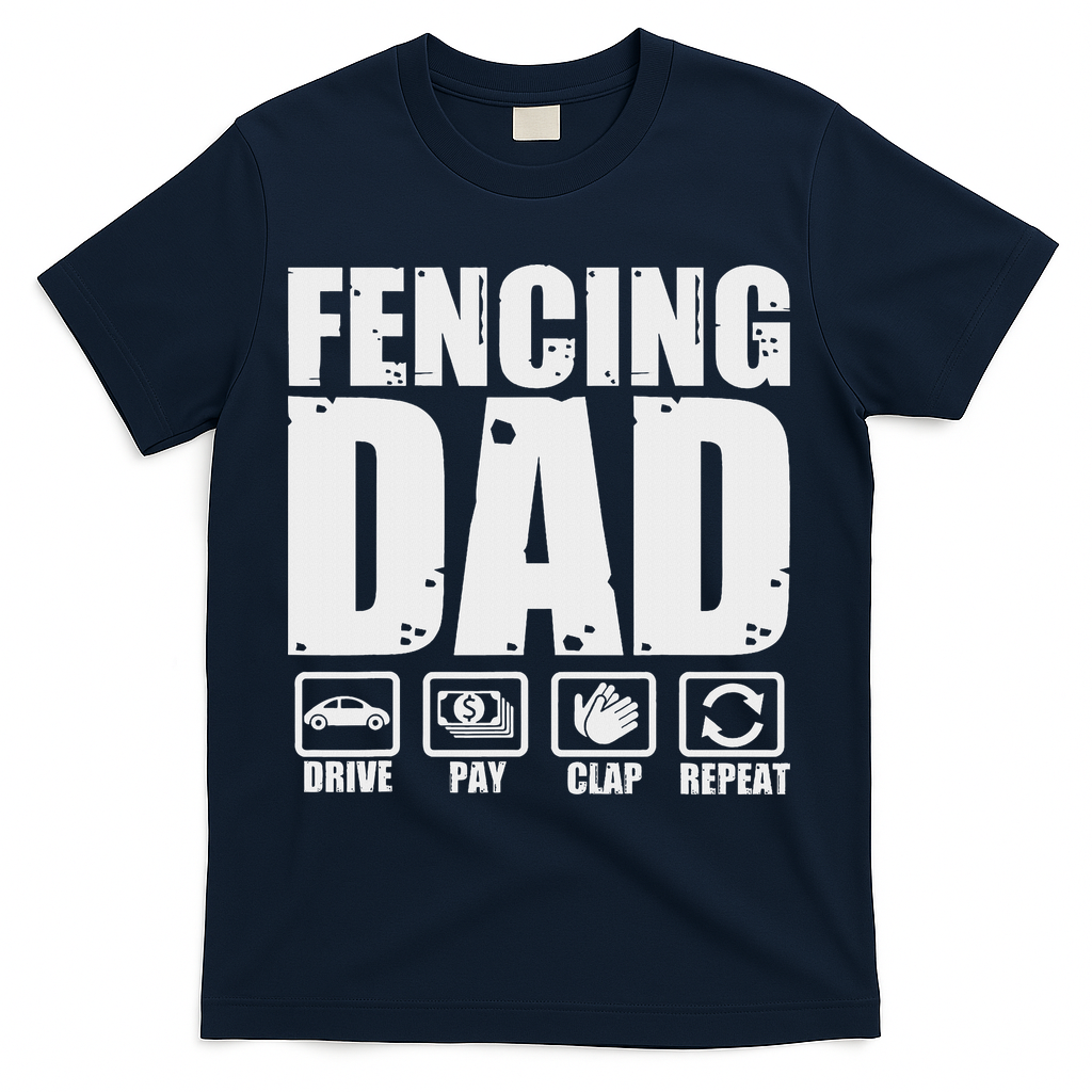 Funny Fencing Dad Proud Fencer Father Humor Fathers Day product image 1