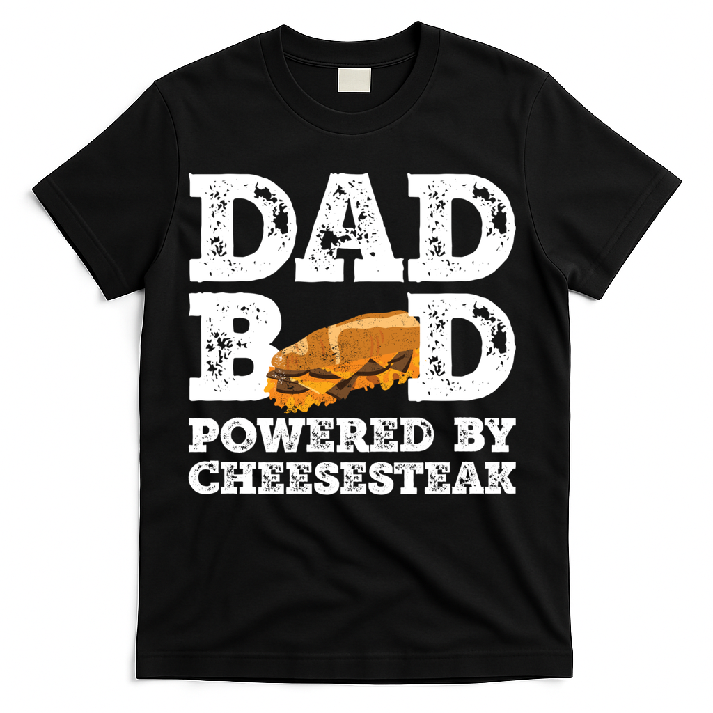 Dad Bod Powered By Cheesesteak Father Figure Graphic Cool product image 1