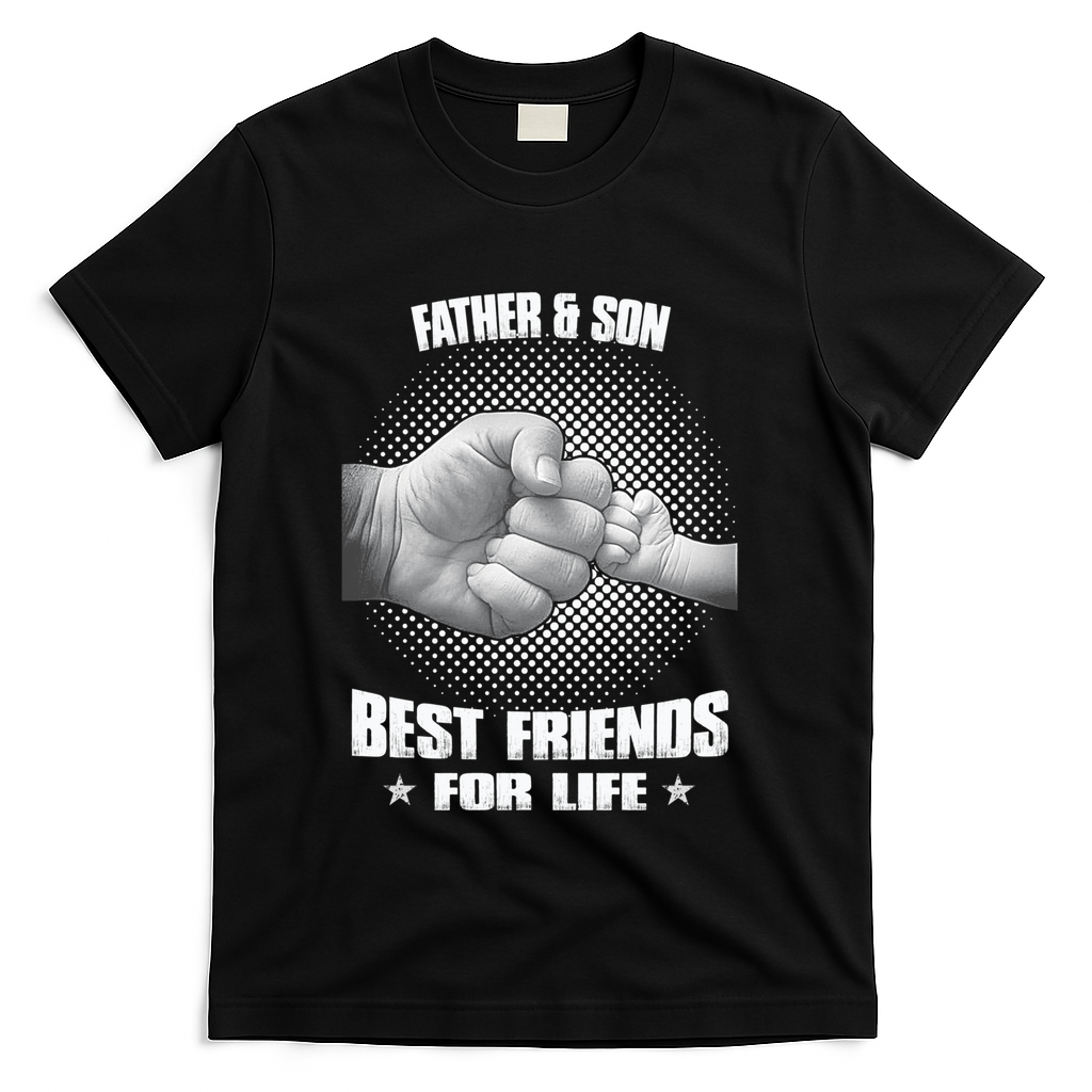 Father And Son Best Friends For Life Funny Happy Fathers product image 3