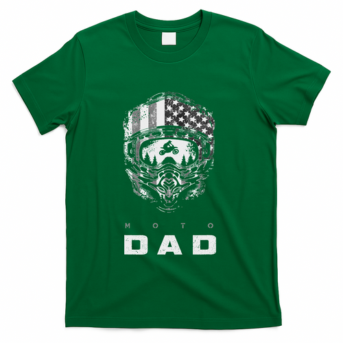 American Motocross Dad Dirt Bike Apparel T-Shirt product image 1