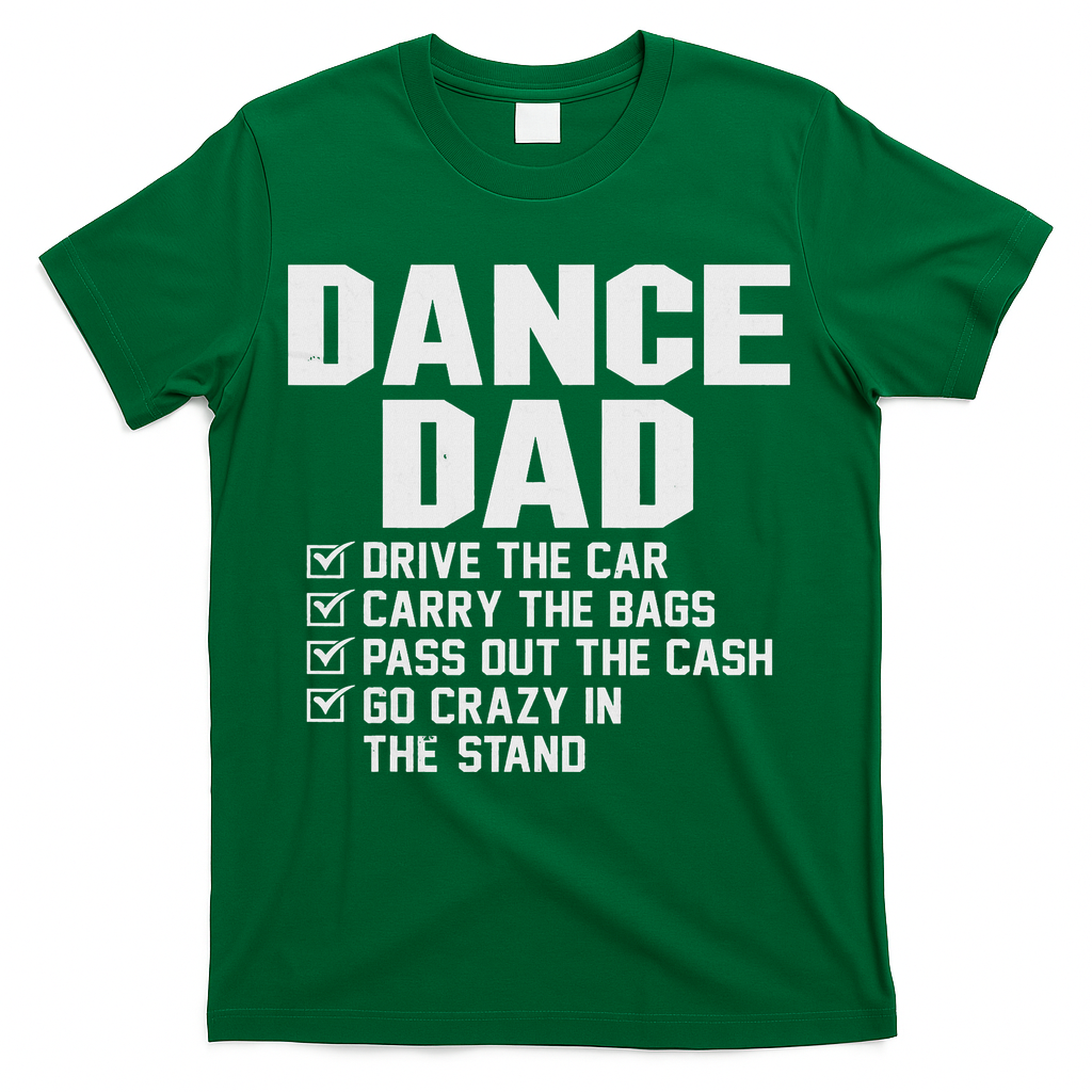 Funny Dance Dad Proud Dancer Dancing Father T-Shirt product image 3