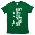 Fathers Funny Caring Stern Honest Reliable Strong T-Shirt product image 1