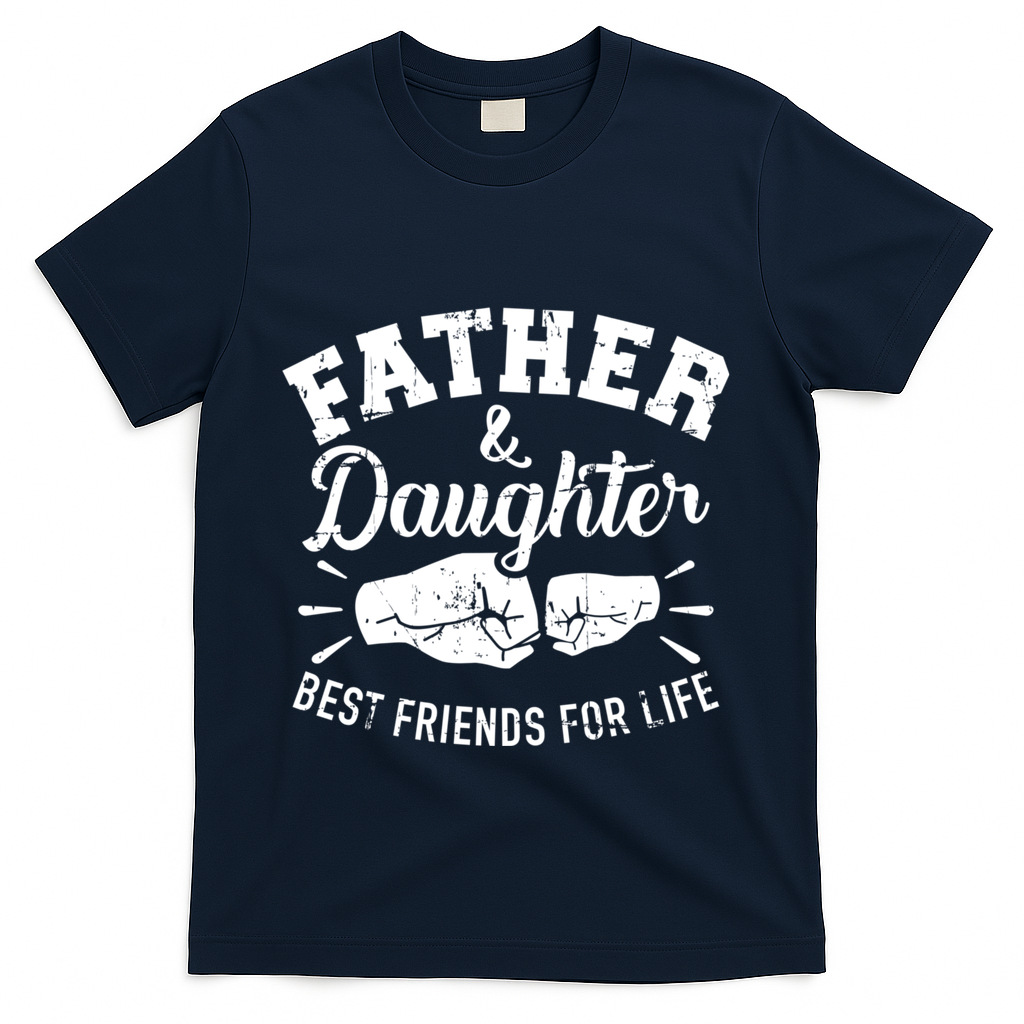 Father And Daughter Best Friends For Life T-Shirt product image 3