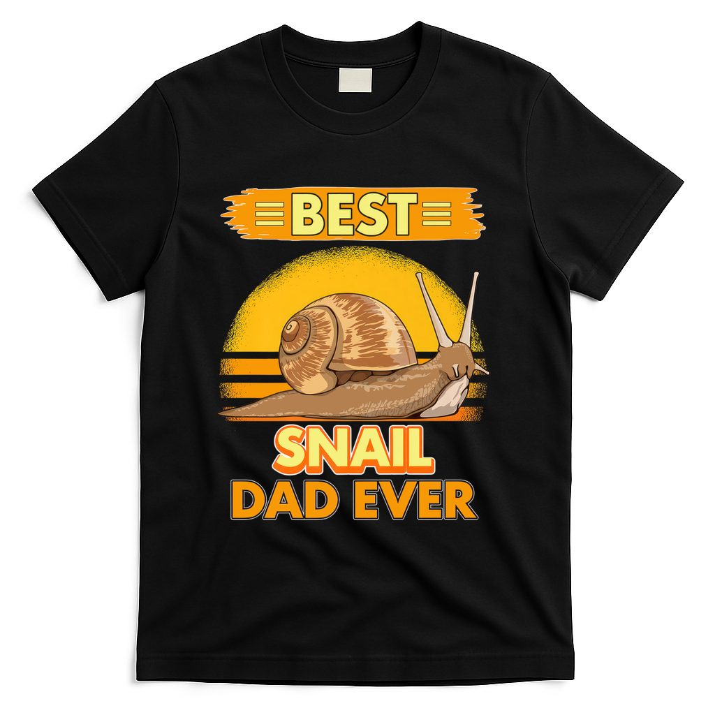 Best Snail Dad Ever Father's Day Slug Snails T-Shirt product image 3