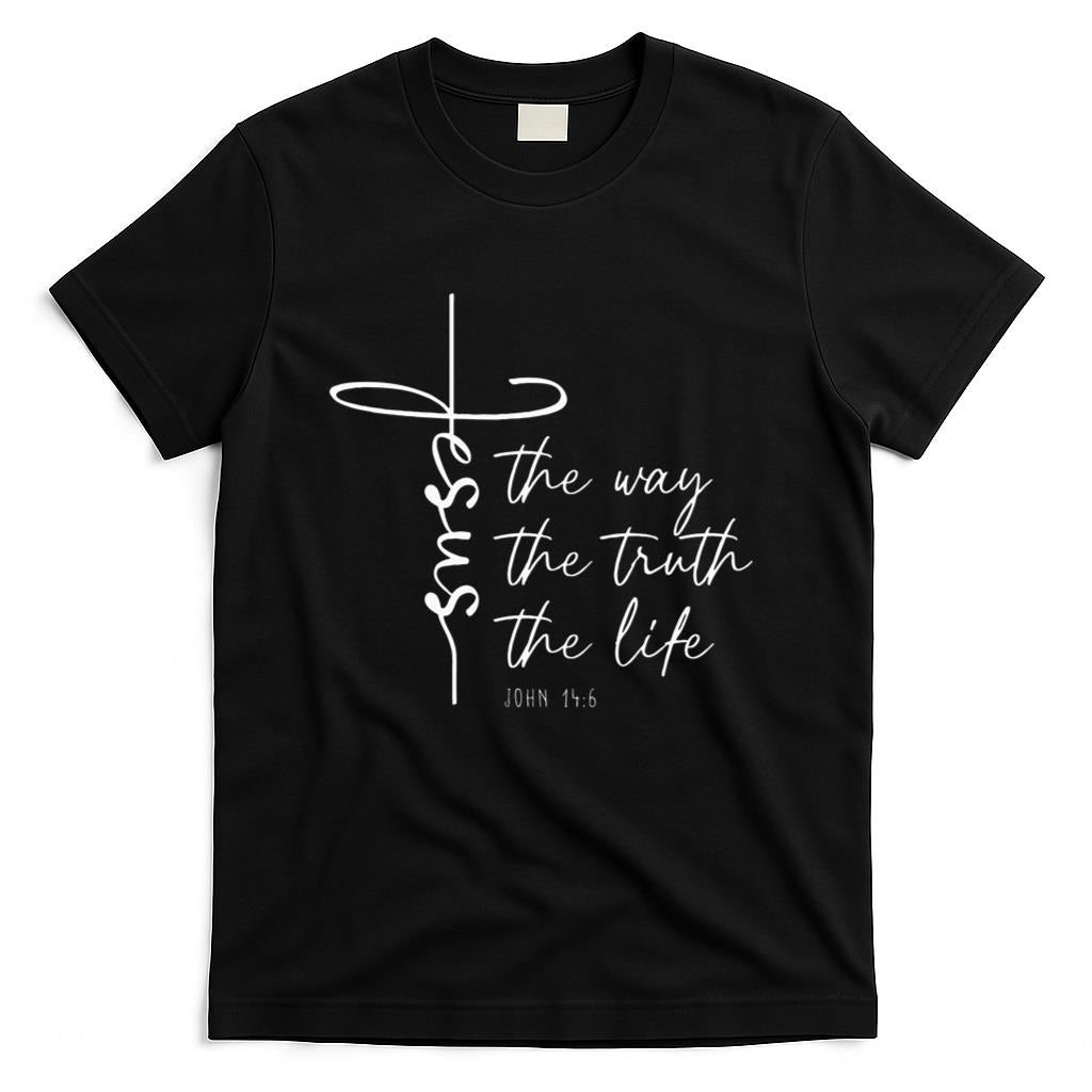 Christian Worship Jesus The Way Truth Life T-Shirt product image 1