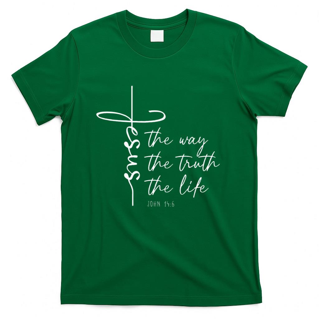 Christian Worship Jesus The Way Truth Life T-Shirt product image 2