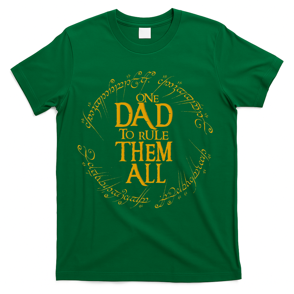 FatherS Day One Dad To Rule Them All Father Gift T-Shirt product image 2